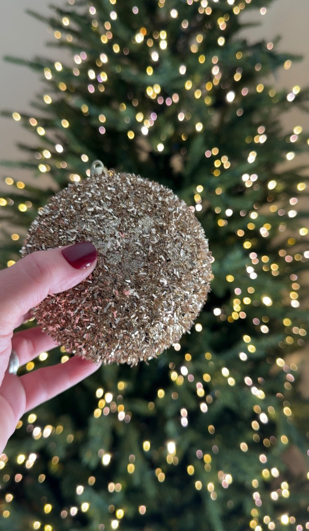 These tinsel ornaments fill any gaps you may have in your tree and reflect the lights 🤩

#LTKSeasonal #LTKHome #LTKHoliday