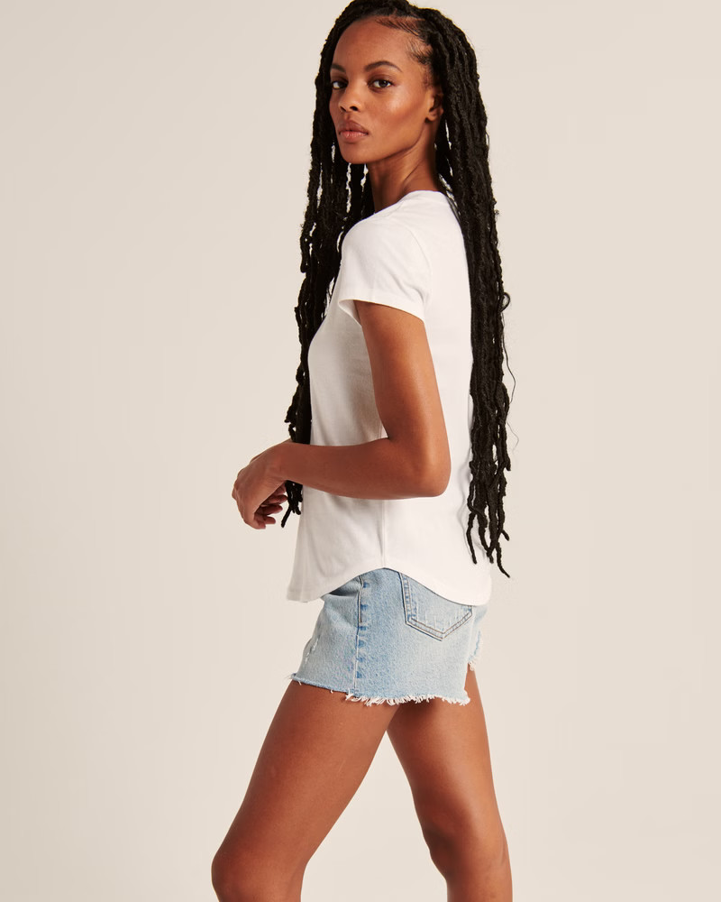 Everyday Crew Essential Tee | Abercrombie & Fitch (US)