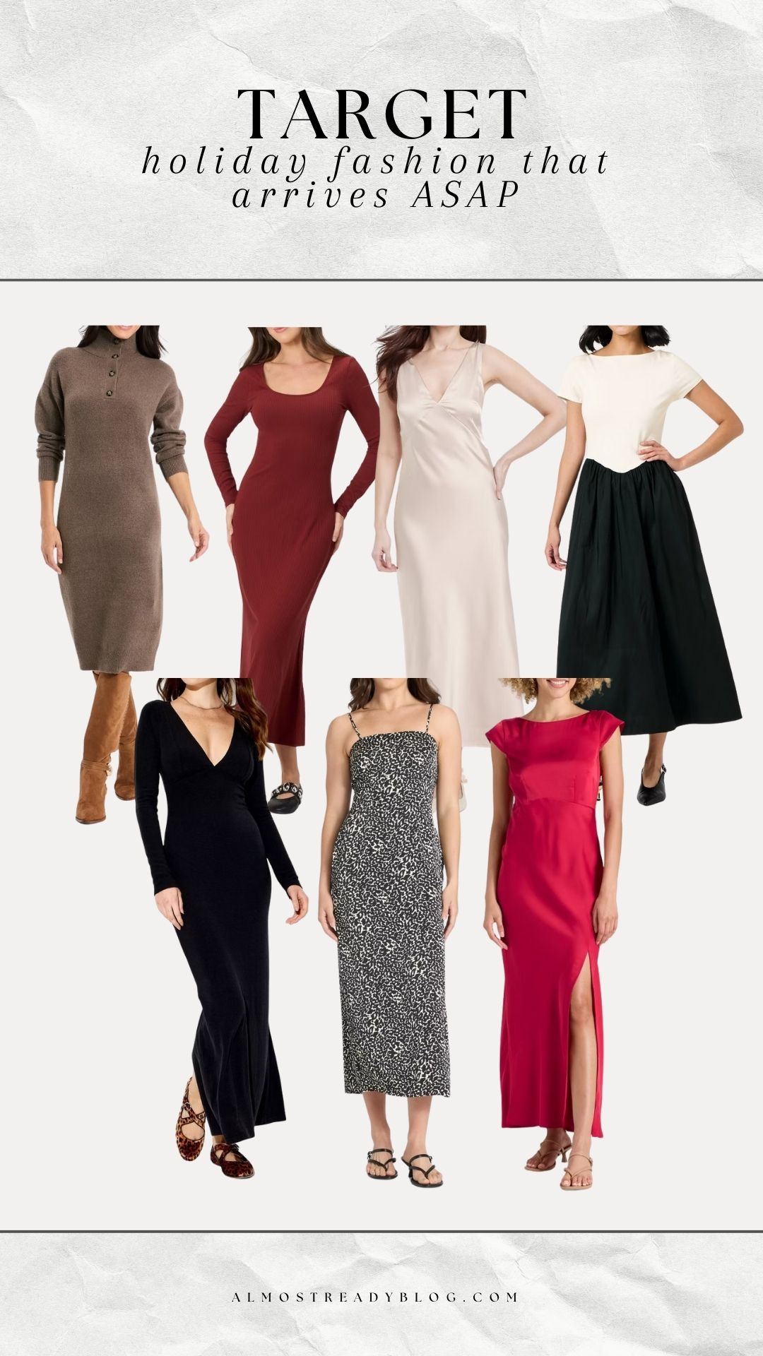 Target Holiday Fashion that arrives before Christmas! ❤️

sale alert, winter fashion, maxi dress, satin dress, midi dress, christmas outfit, gifts for her, amanda west 

 #LTKHoliday #LTKSaleAlert #LTKFindsUnder50
