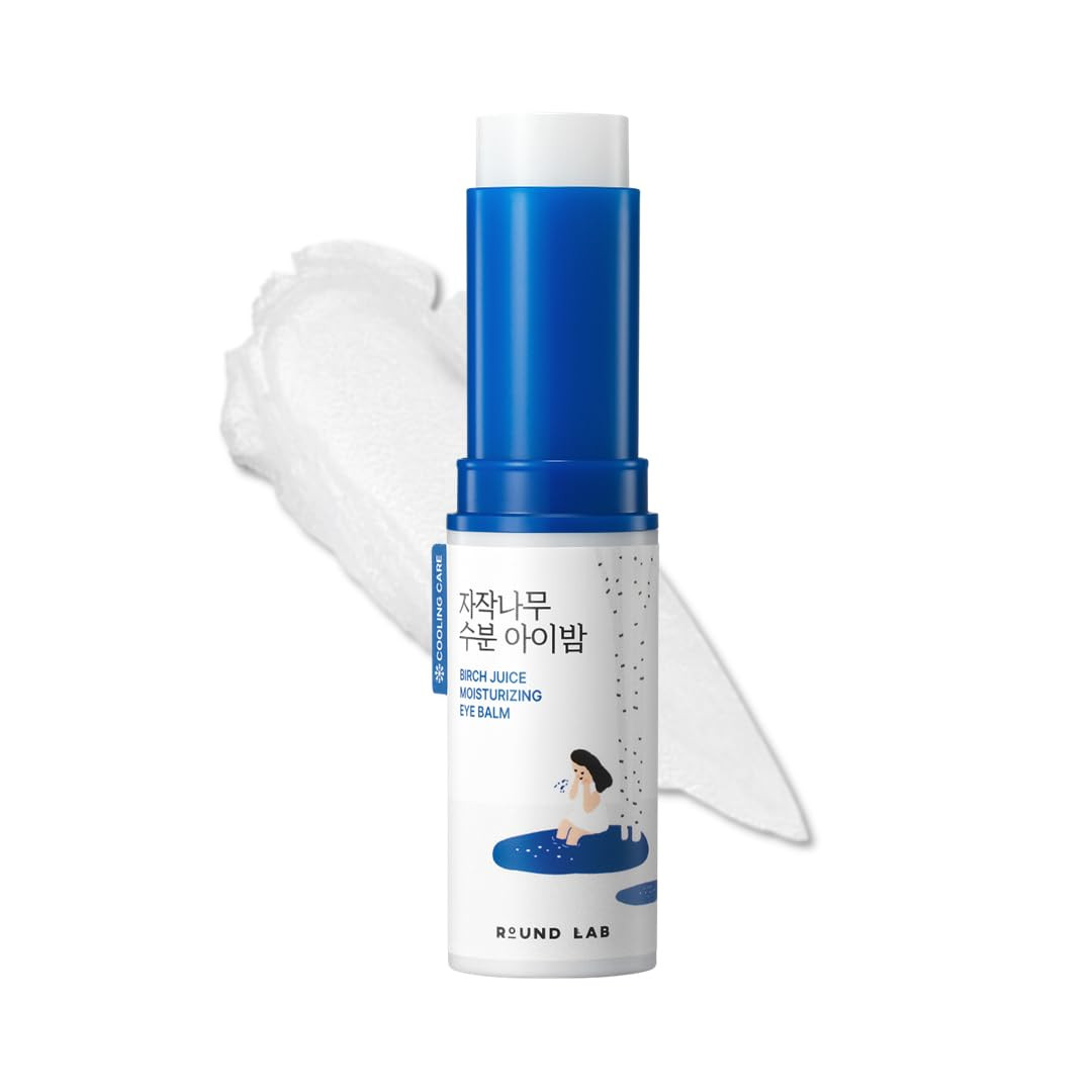 ROUND LAB Birch Juice Icy Cooling Eye Stick – Depuffing Glow Booster Balm for Puffy Eyes, Dark ... | Amazon (US)