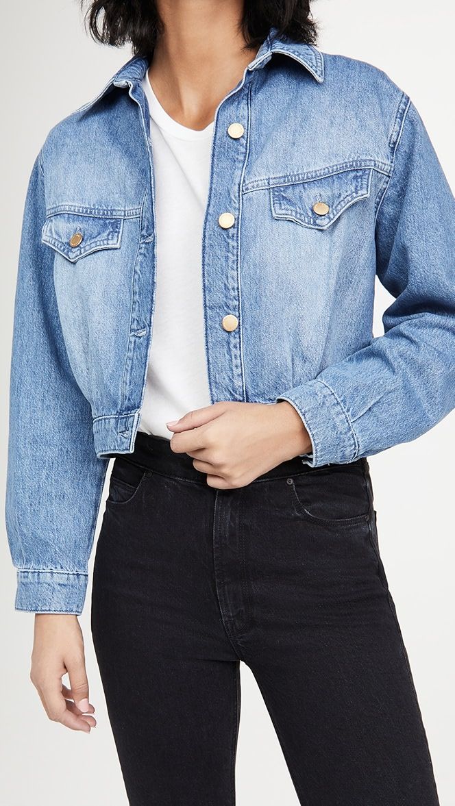 Cropped Denim Jacket | Shopbop