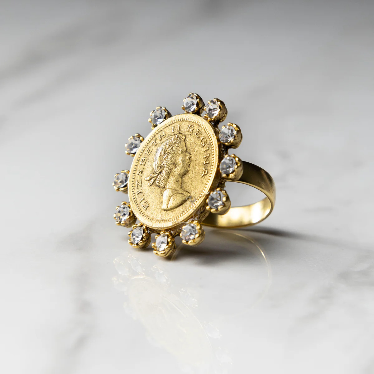 Regina Coin Ring | Modern Locke