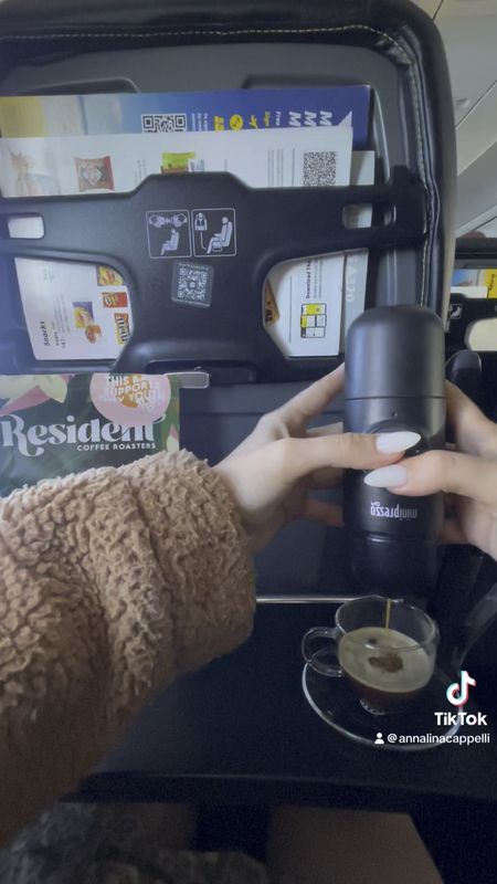 How to make espresso 30K ft in the air ✈️ ☕️ 

#LTKGiftGuide #LTKtravel