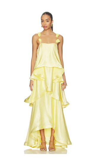 ELLIATT Thalia Gown in Yellow. - size XL | Revolve Clothing (Global)