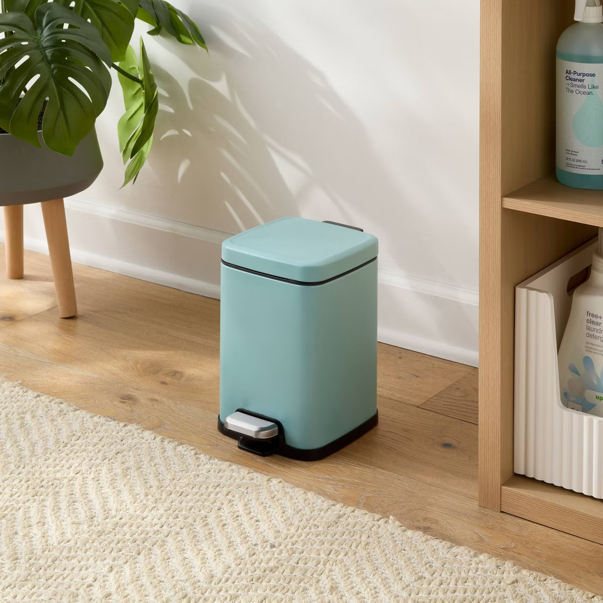 SponsoredTargetSchool & Office SuppliesDesk OrganizationShop all Brightroom4L Step Trash Can Stai... | Target