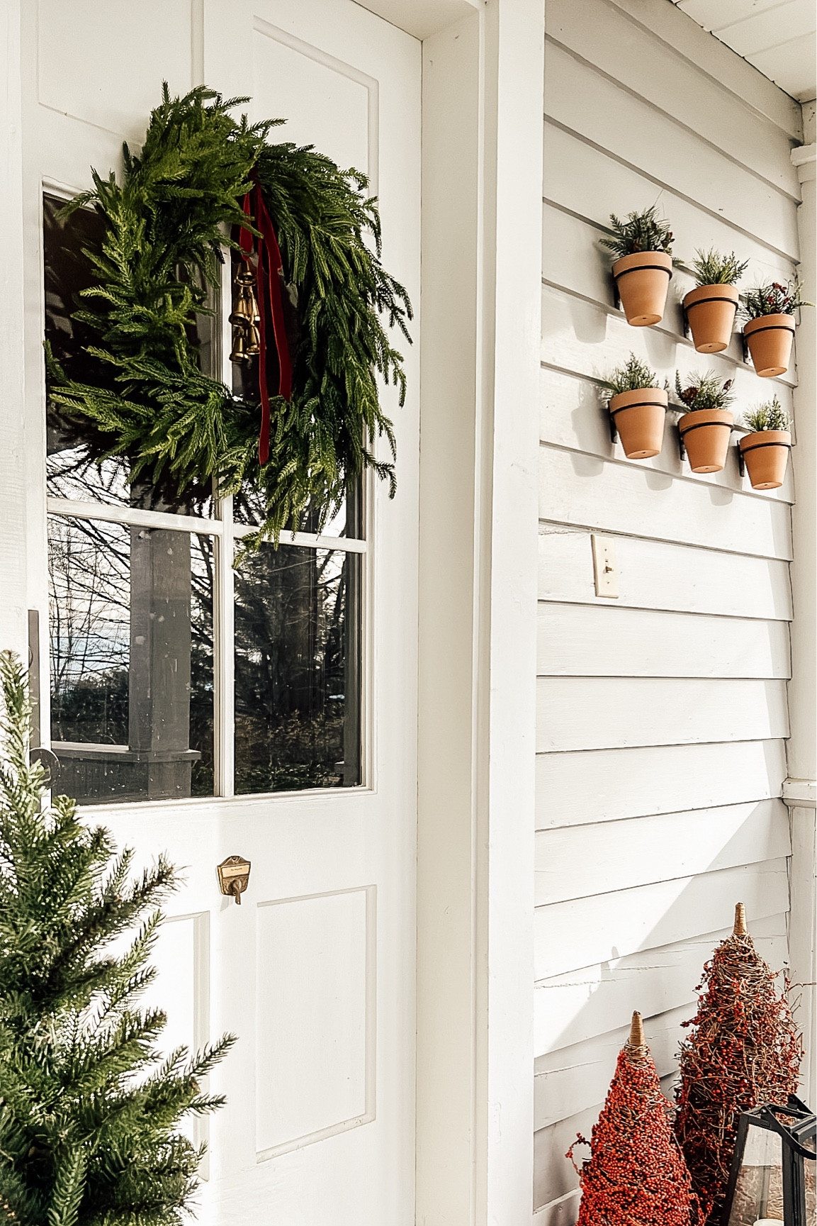 Christmas front porch decor 🎄❤️