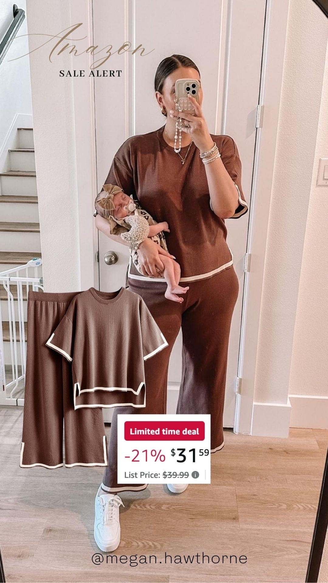 Amazon sale alert! The perfect comfy set that can be worn as lounge wear but also dressed up for errands, outings, and it’s so chic! 

#LTKootd #LTKgrwm #LTKMidsize