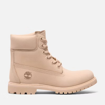 Timberland Women's Timberland Premium 6-Inch Waterproof Boot, Light Beige Nubuck, 7W | Target