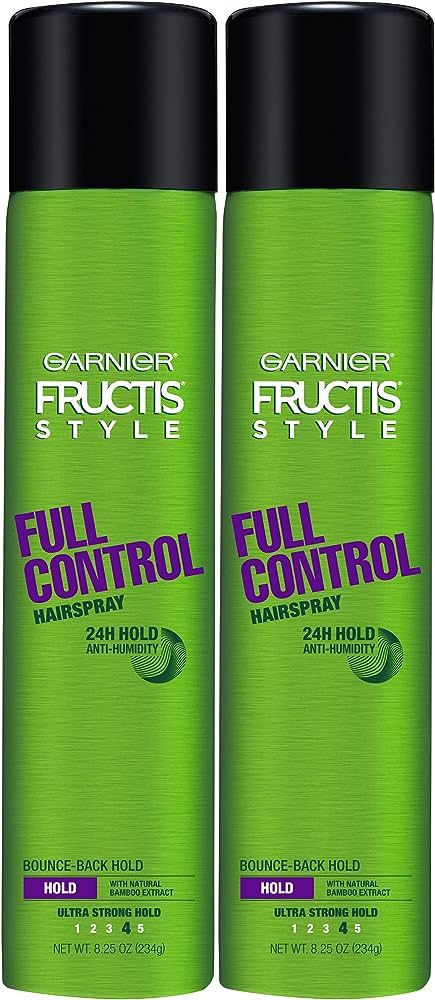Garnier Fructis Style Full Control Hairspray, All Hair Types, 8.25 oz. (Packaging May Vary), 2 Co... | Amazon (US)