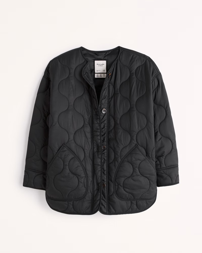 Women's Quilted Liner Jacket | Women's Coats & Jackets | Abercrombie.com | Abercrombie & Fitch (US)