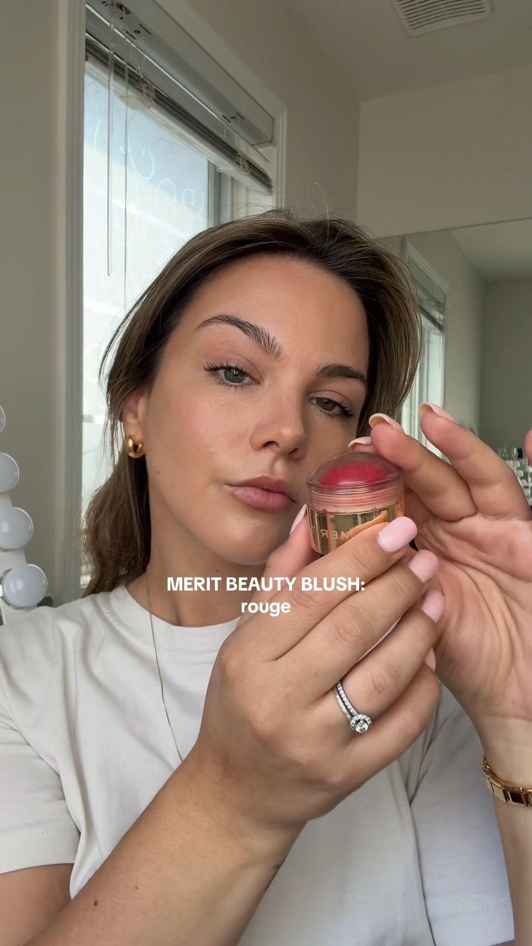 Merit beauty blush in shade rouge! The perfect everyday blush 

#LTKBeauty