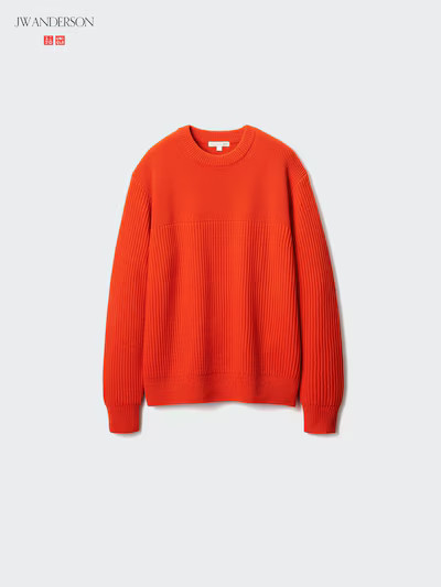 Ribbed Crew Neck Jumper | UNIQLO (UK)