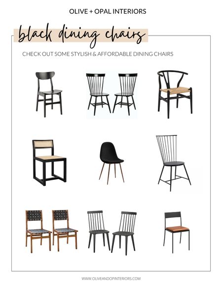 Refresh your dining room with some of these affordable black dining chairs - some of them are on Cyber Monday sale too!
.
.
.

Modern Farmhouse 
Black Dining Chair
Wood
Metal
Rattan
Cane
Leather
Barrel
Windsor
Sale Alert
Cyber Monday


#LTKstyletip #LTKunder100 #LTKhome