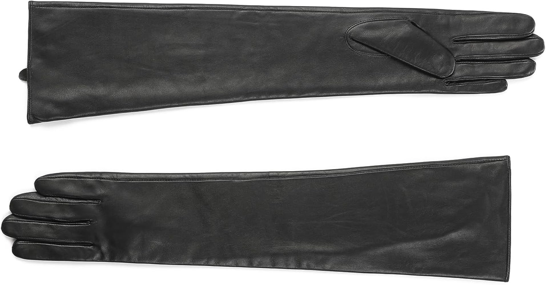 #&? HASHTAG AND WHAT CK01 50cm Long Silk Lined Goatskin Touchscreen Gloves - Elegant Opera Evenin... | Amazon (US)