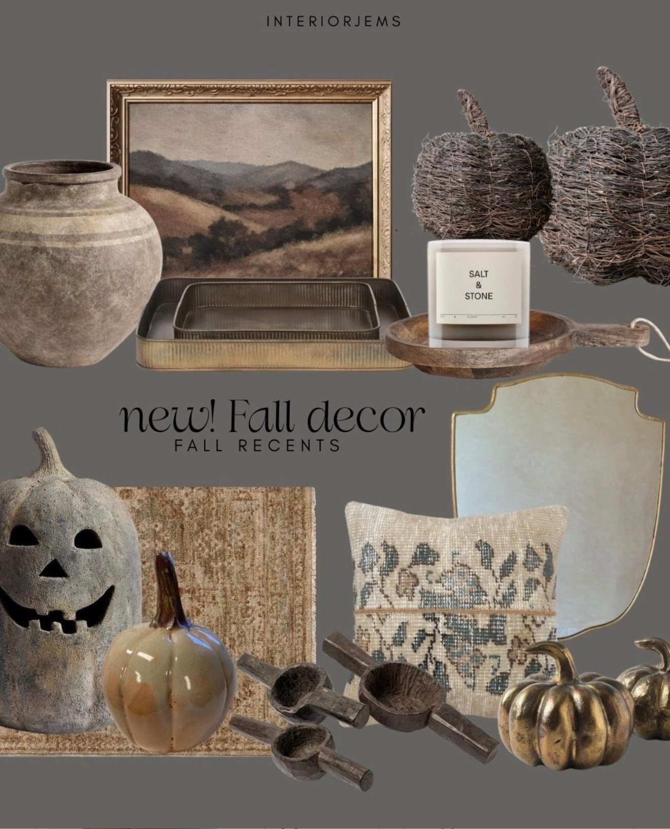 Neutral Halloween and fall decor. I love fallen Halloween decor, pillows, mirror, pumpkins, art rug.

#LTKSaleAlert #LTKHome