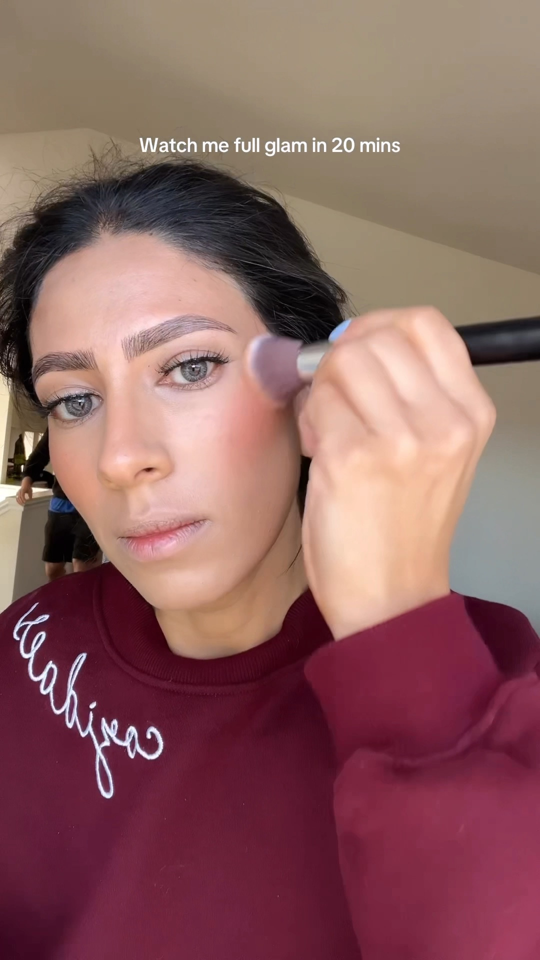 My skin has been so bad for the last couple weeks and I’m trying so hard to treat these dark spots, have no clue where they came from… 
But this is the full glam I did in 20 mins. 

Cc cream shade neutral tan
Cream blush shade sun warmth
Elf blush shade always rosy 

#LTKWatchNow #LTKBeauty #LTKFestival