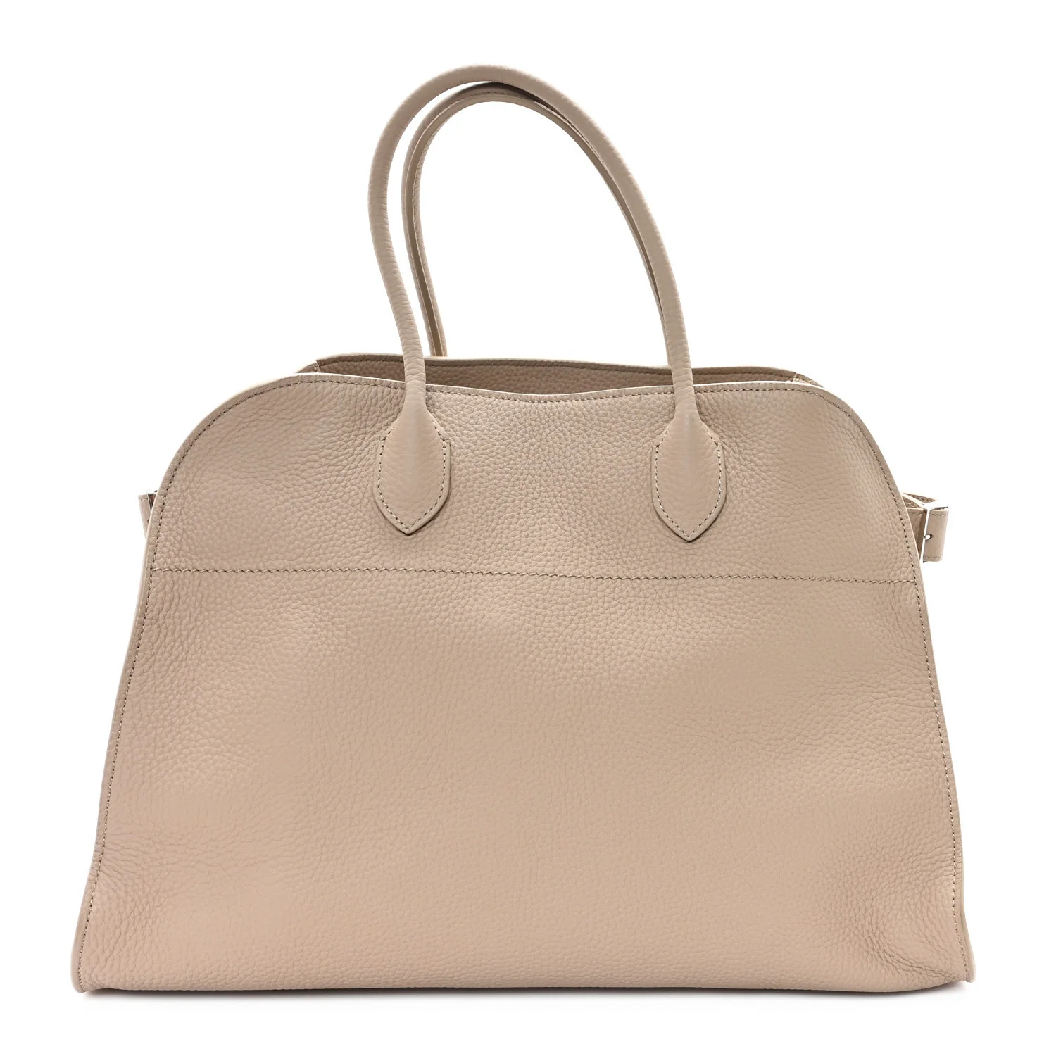 Matte Grained Calfskin Soft Margaux 15 Dark Taupe | FASHIONPHILE (US)