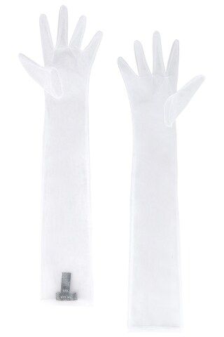 The Bar Tulle Gloves in Blanc from Revolve.com | Revolve Clothing (Global)