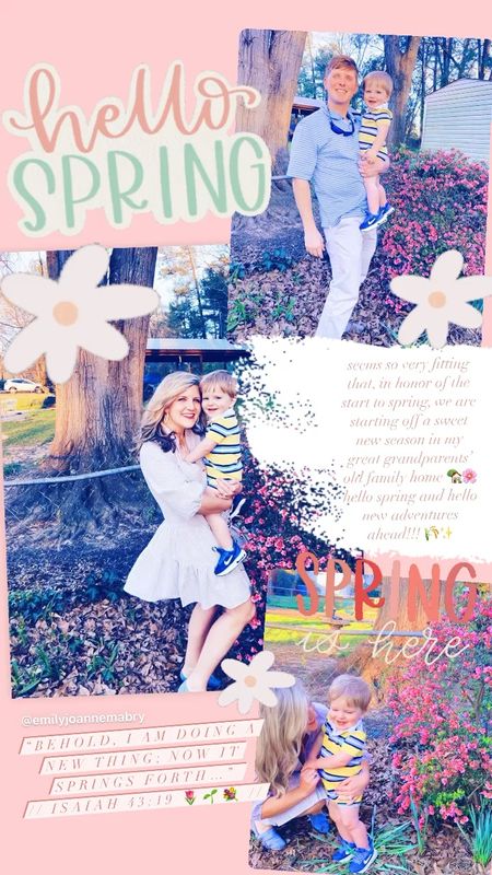 seems so very fitting that, in honor of the start to spring, we are starting off a sweet new season in my great grandparents’ old family home 🏡🌸 hello spring and hello new adventures ahead!!! 🌾✨

#LTKfamily #LTKbeauty #LTKSeasonal