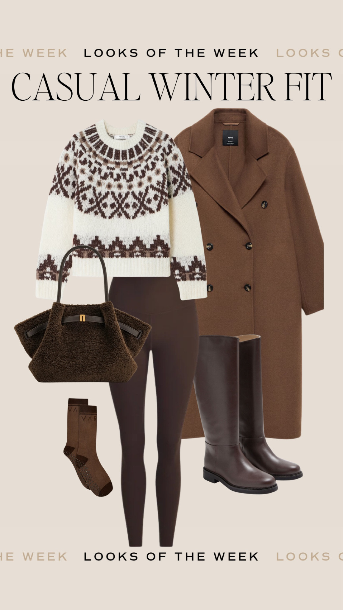 Winter outfit idea styled by Becky 