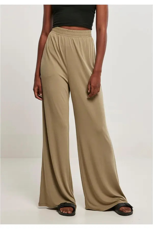 Urban Classics Damen Damen-Hose aus Modal mit weitem Bein | Trendyol DE