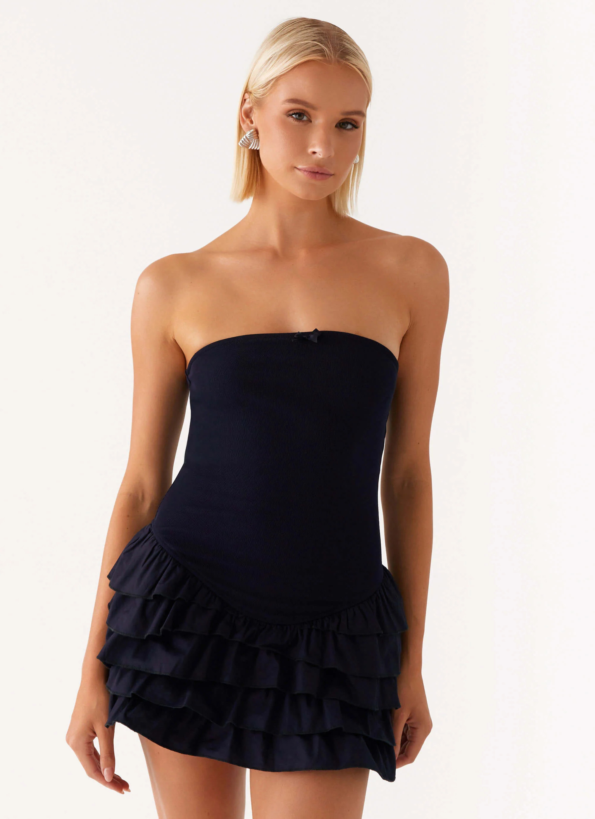 Tamay Mini Dress - Navy | Peppermayo (Global)