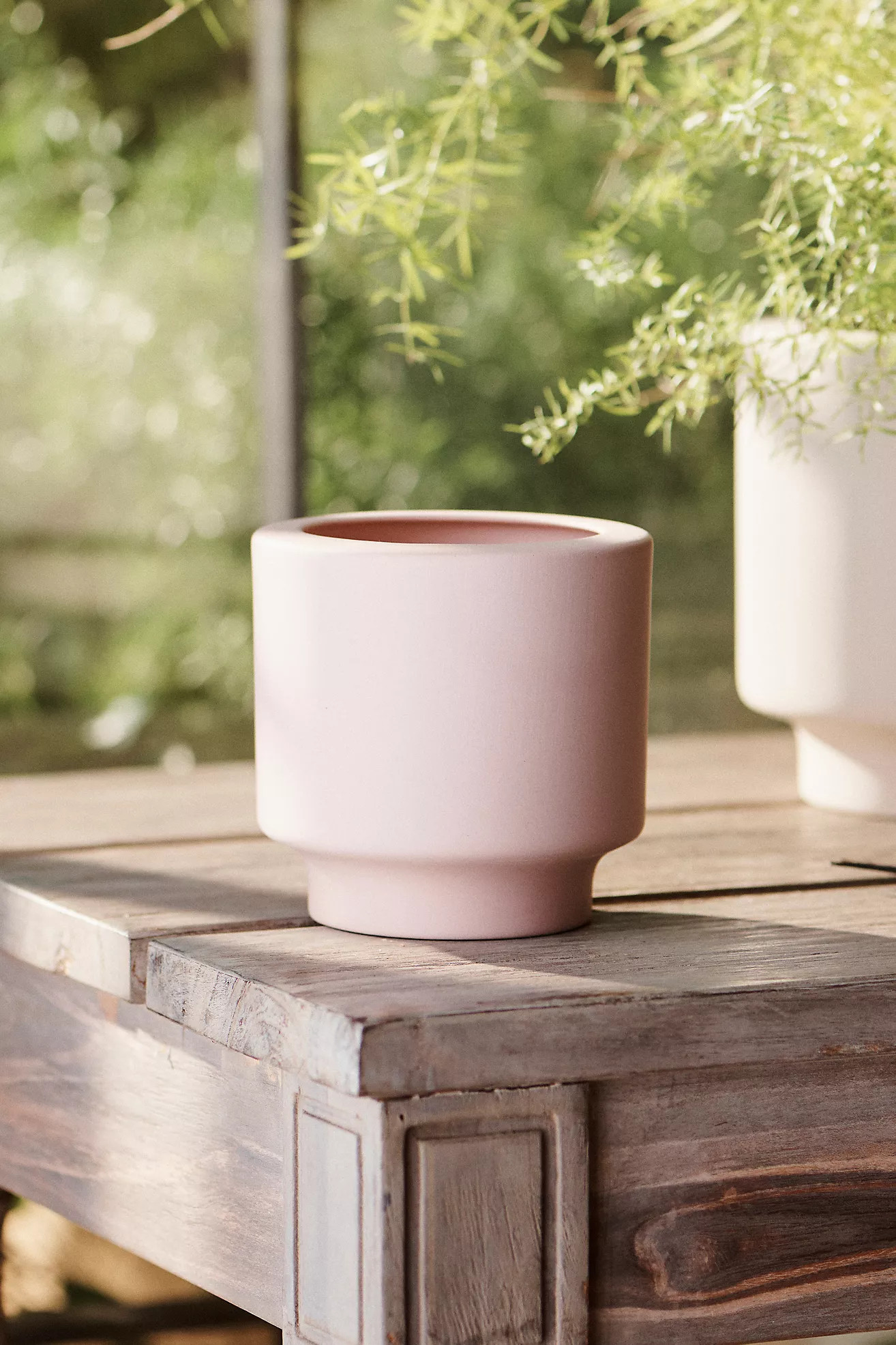Mod Footed Ceramic Planter, 4" | Anthropologie (US)
