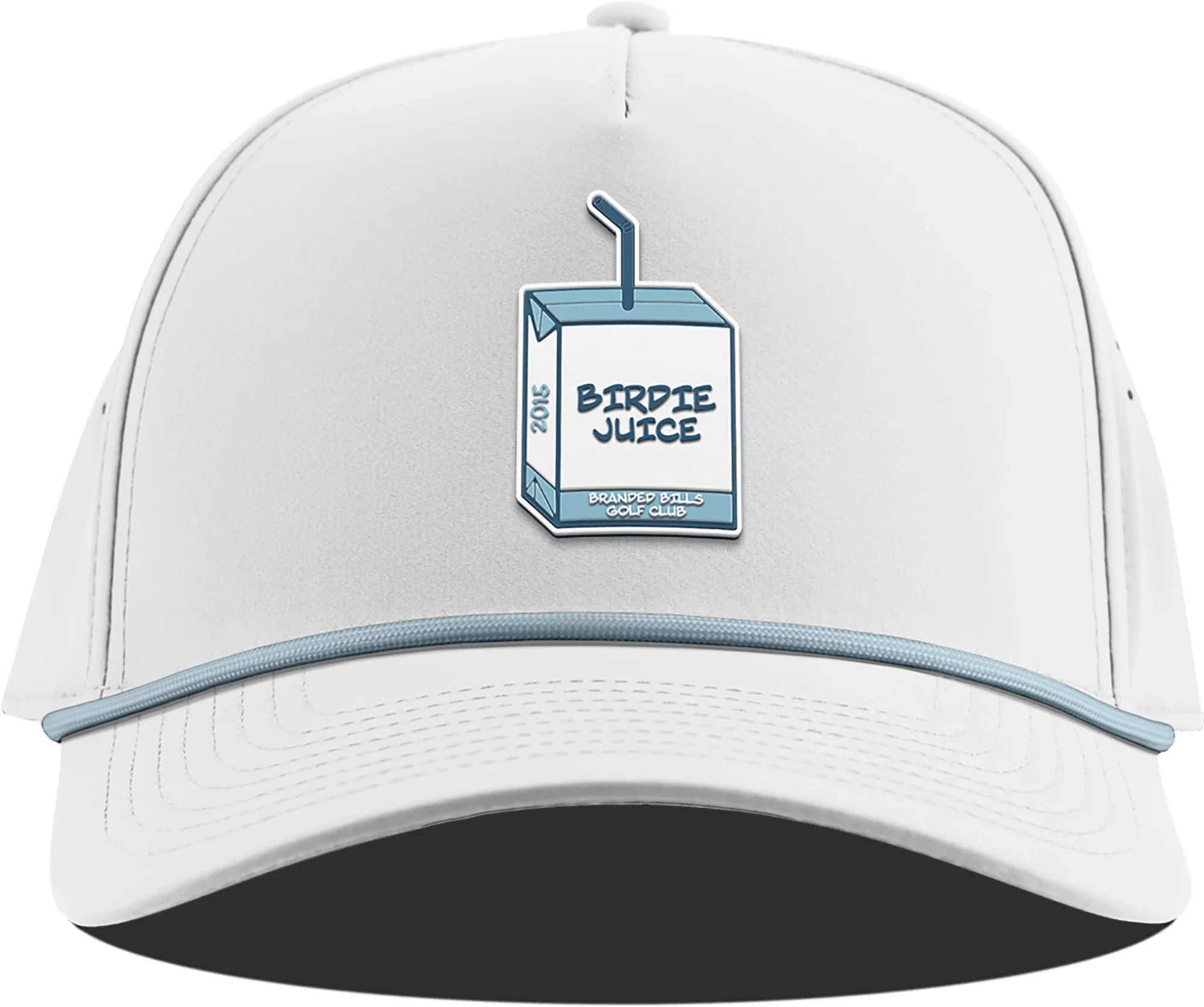 Branded Bills Men's Juice Box Curved 5-Panel Rope Golf Hat, White/Sky Blue | DICK'S Sporting Goods