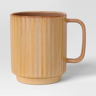 16oz Moira Ceramic Mug Tan - Threshold™ | Target