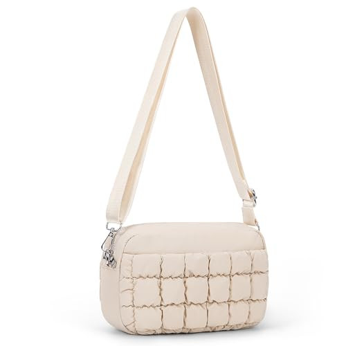 YFGBCX Crossbody Bags for Women Puffer Bag Quilted Purse Lightweight Puffy Shoulder Bag Crossbody Purse | Amazon (US)