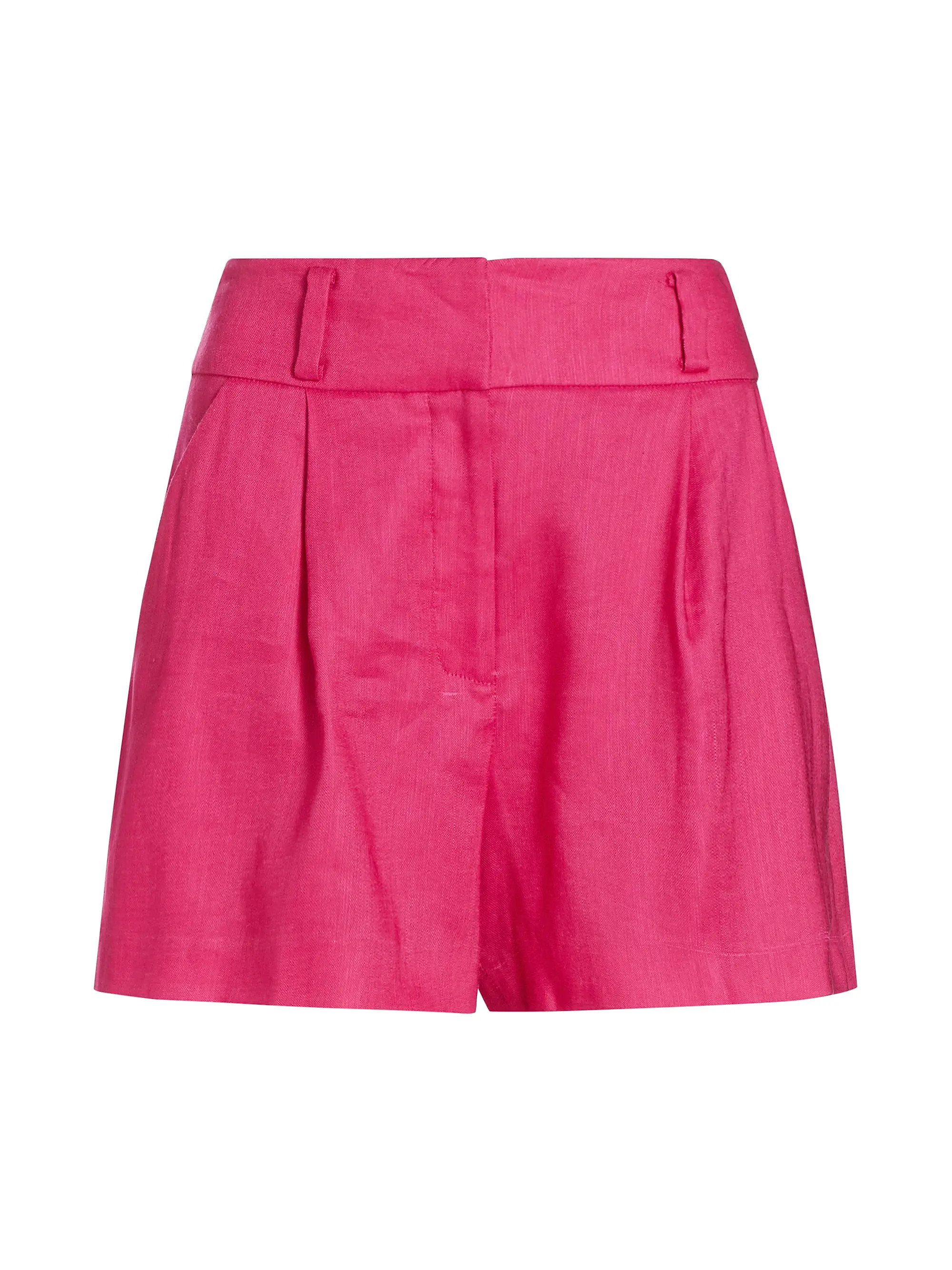 Shop Veronica Beard Velia High-Waisted Shorts | Saks Fifth Avenue | Saks Fifth Avenue