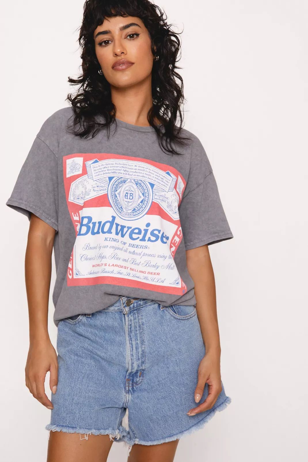 Budweiser Overdyed Graphic T-shirt | Nasty Gal US