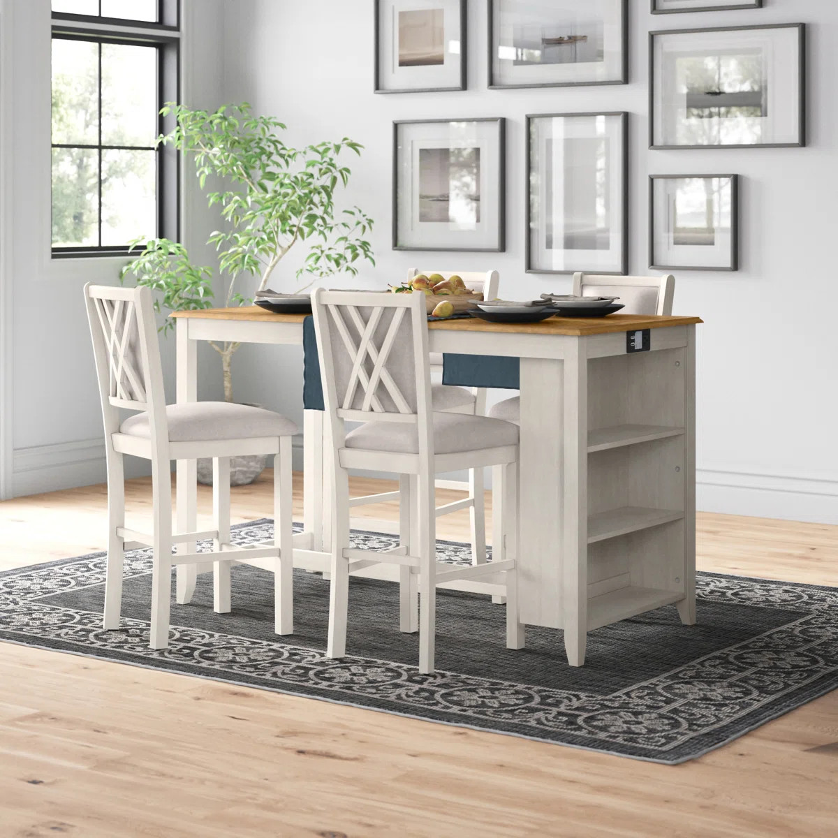 Josiha 5 - Piece Solid Wood Dining Set | Wayfair North America