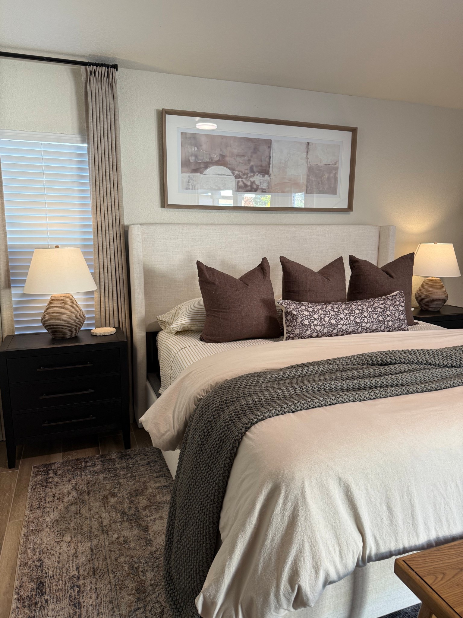 Trying to get into the morning routine of making my bed each day!!  

Adding instant coziness with this chunky knit blanket 🤍 I draped it at the end of our bed and love the soft texture it brings to the space. It comes in 8 colors and both queen + king sizes, so you can find the perfect fit for your bedroom.
•••
chunky knit blanket, knit throw blanket, knit bed blanket, end of bed blanket, oversized throw blanket, cozy bedding, neutral bedding, fall bedding refresh, bedroom layering, moody bedroom decor, cozy fall bedroom, taupe and grey bedding, bed styling inspo, fall home decor, winter bedding, winter bedding refresh, cozy winter bedding, winter bedroom, winter home decor 



#LTKmorningroutine #LTKHome #LTKFindsUnder50