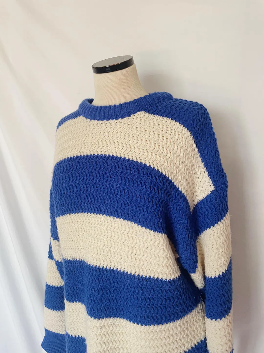 Vintage Blue Striped Sweater | Etsy (US)