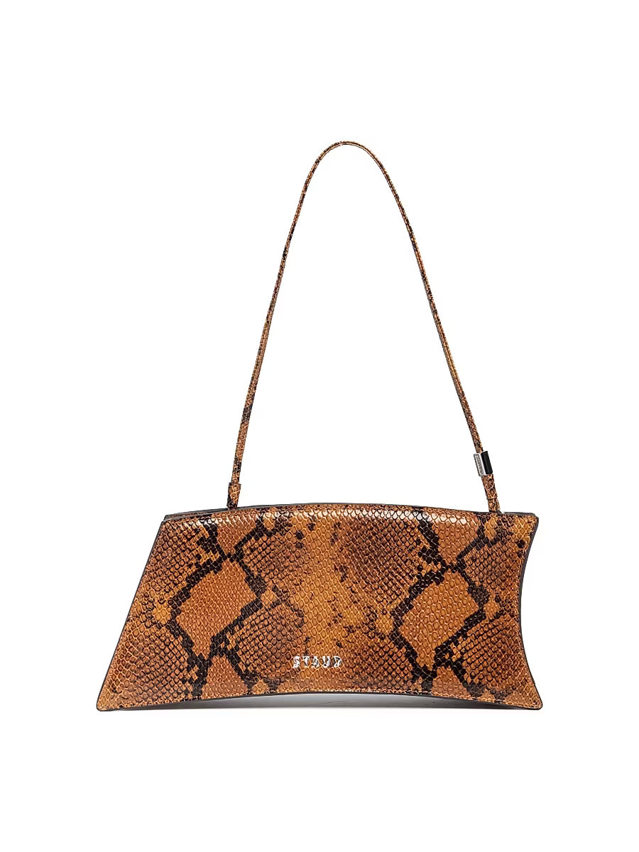 Women's Coco Snakeskin-Print Leather Shoulder Bag - Snake | Saks Fifth Avenue