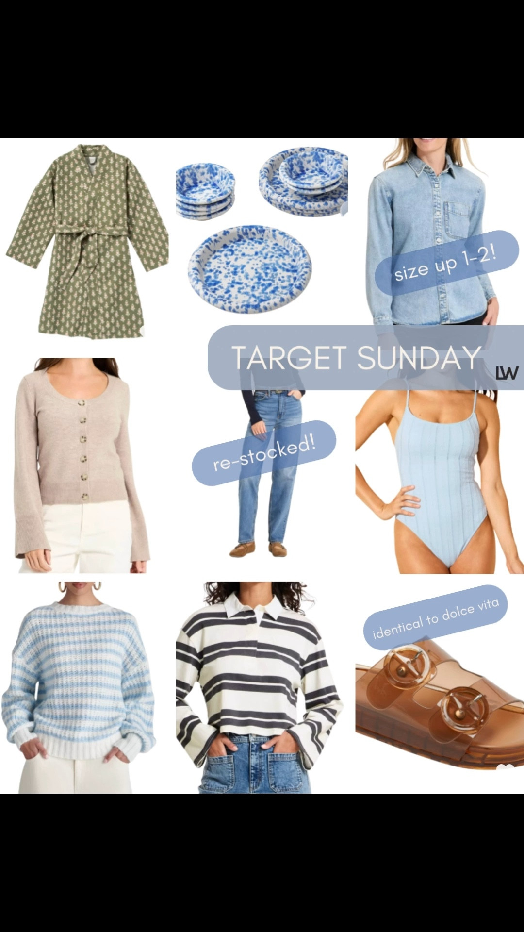 Target Sunday! The viral AGolde jeans are fully restocked! I wear a 2. 
