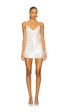 retrofete Deserae Dress in Pearl from Revolve.com | Revolve Clothing (Global)