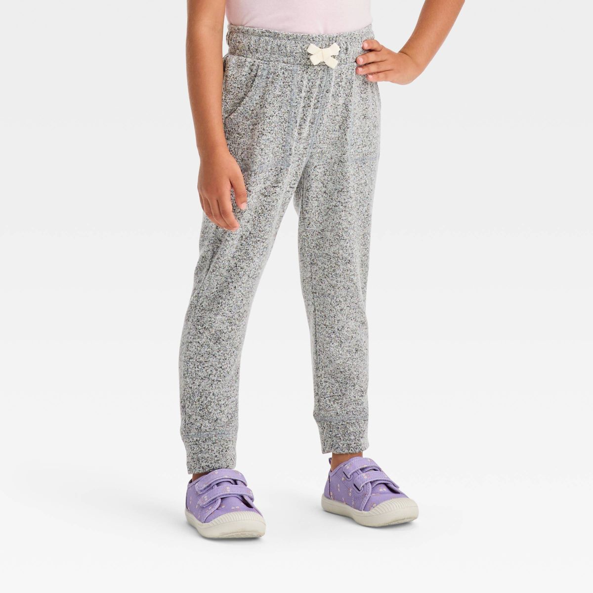 Toddler Girls' Solid Relaxed Fit Jogger Pants - Cat & Jack™ | Target