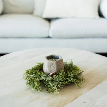 Cedar Candle Ring | Joyfully Said