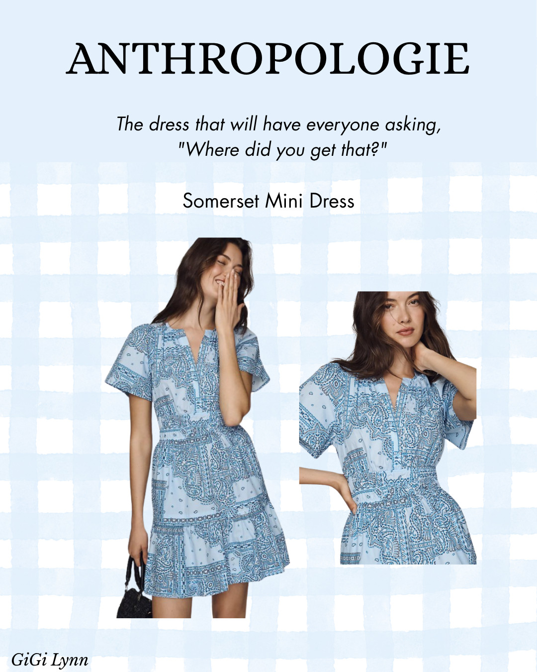 The Anthropologie Somerset Mini Dress in the stunning Blue Scarf Print is the definition of effortless summer elegance. Featuring the iconic Somerset silhouette that Anthropologie shoppers can't stop buying, this flattering mini dress combines timeless style, comfort, and a statement-making print that's perfect for every warm-weather occasion.

Whether you're heading to brunch, a beach vacation, a summer wedding, date night, family photos, or weekend shopping, this versatile dress makes getting dressed easy. The beautiful blue scarf-inspired print feels both classic and on-trend, while the flattering fit creates an elevated look with minimal effort.

✨ Why you'll love it:
✔️ Best-selling Somerset Collection style
✔️ Flattering, comfortable fit
✔️ Beautiful blue scarf print design
✔️ Perfect for vacations and summer events
✔️ Easy one-and-done outfit
✔️ Pairs perfectly with sandals, wedges, or sneakers

If you're building your summer wardrobe, this is one of those dresses you'll reach for over and over again. Feminine, chic, and effortlessly polished.

Save now and shop before your size sells out! 💙

#AnthropologieStyle #SomersetDress #SummerDress #VacationStyle #BlueAndWhiteFashion #BrunchOutfit #ResortWear #EffortlessStyle #LTKFashion #DressObsessed

 

 #LTKPlusSize #LTKWorkwear #LTKTravel