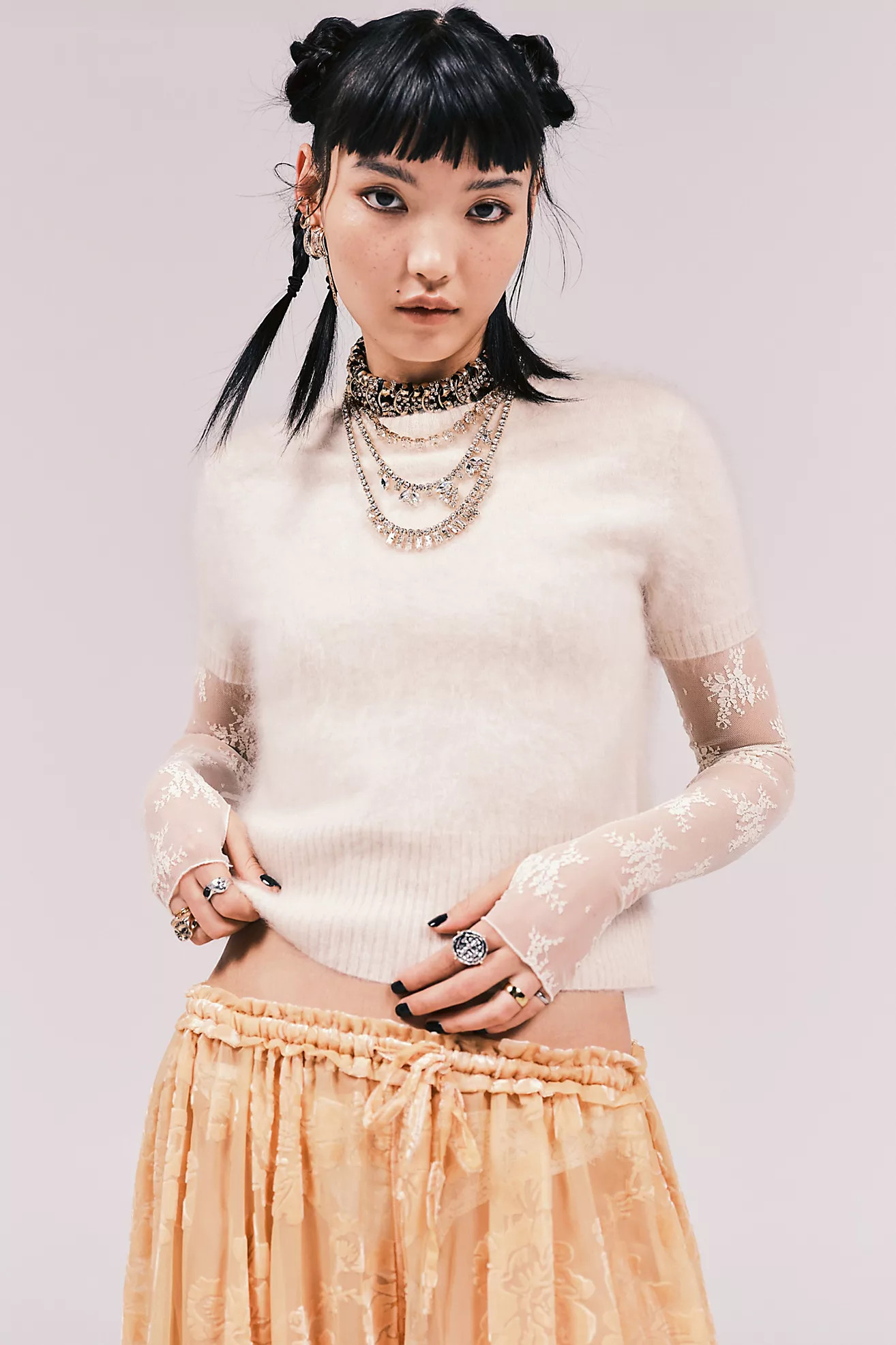 Belle Brushed Cashmere Tee | Free People (Global - UK&FR Excluded)