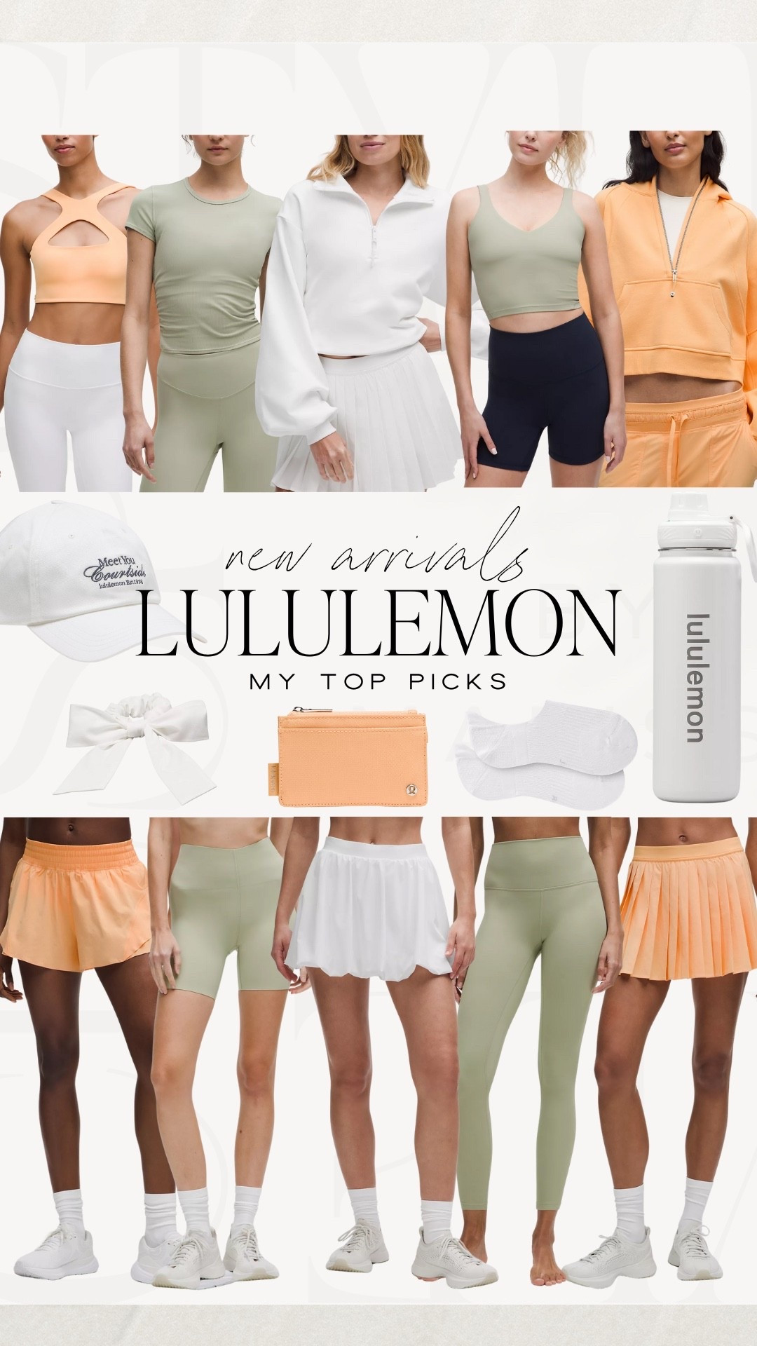 Lululemon New Arrivals 

Activewear, new lulu, fitness, exercise, workout, orange workout fit, summer style, Pilates fit, yoga fit, walking outfit, gift for her, birthday gift, scrunchie, water bottle, health, wellness 

#LTKActive #LTKFindsUnder100 #LTKStyleTip

#LTKActive #LTKStyleTip