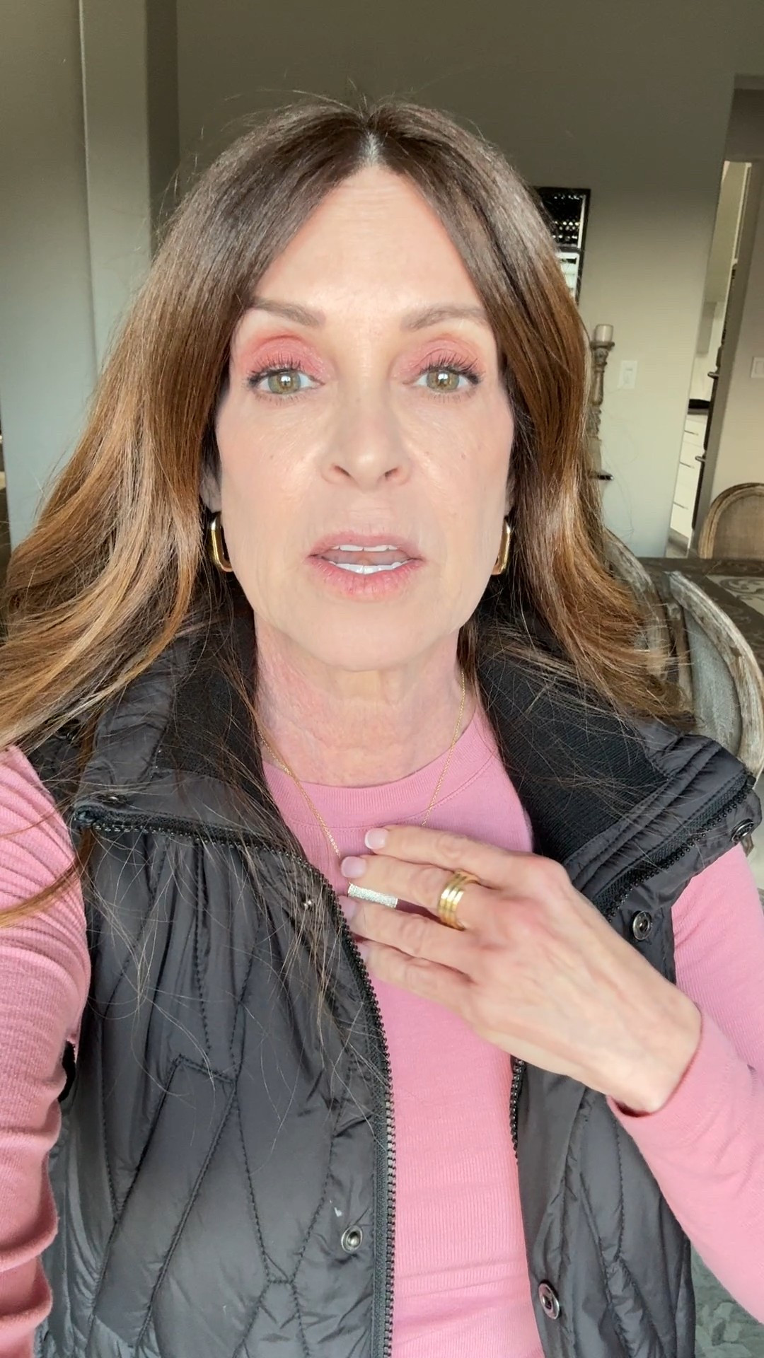 Loving this pave’ crystal encrusted heart necklace for Valentine’s Day. And these are my favorite lightweight rubbed tees that are great on their own or for layering. You’ll want every color!

#LTKOver40 #LTKSaleAlert #LTKFindsUnder50