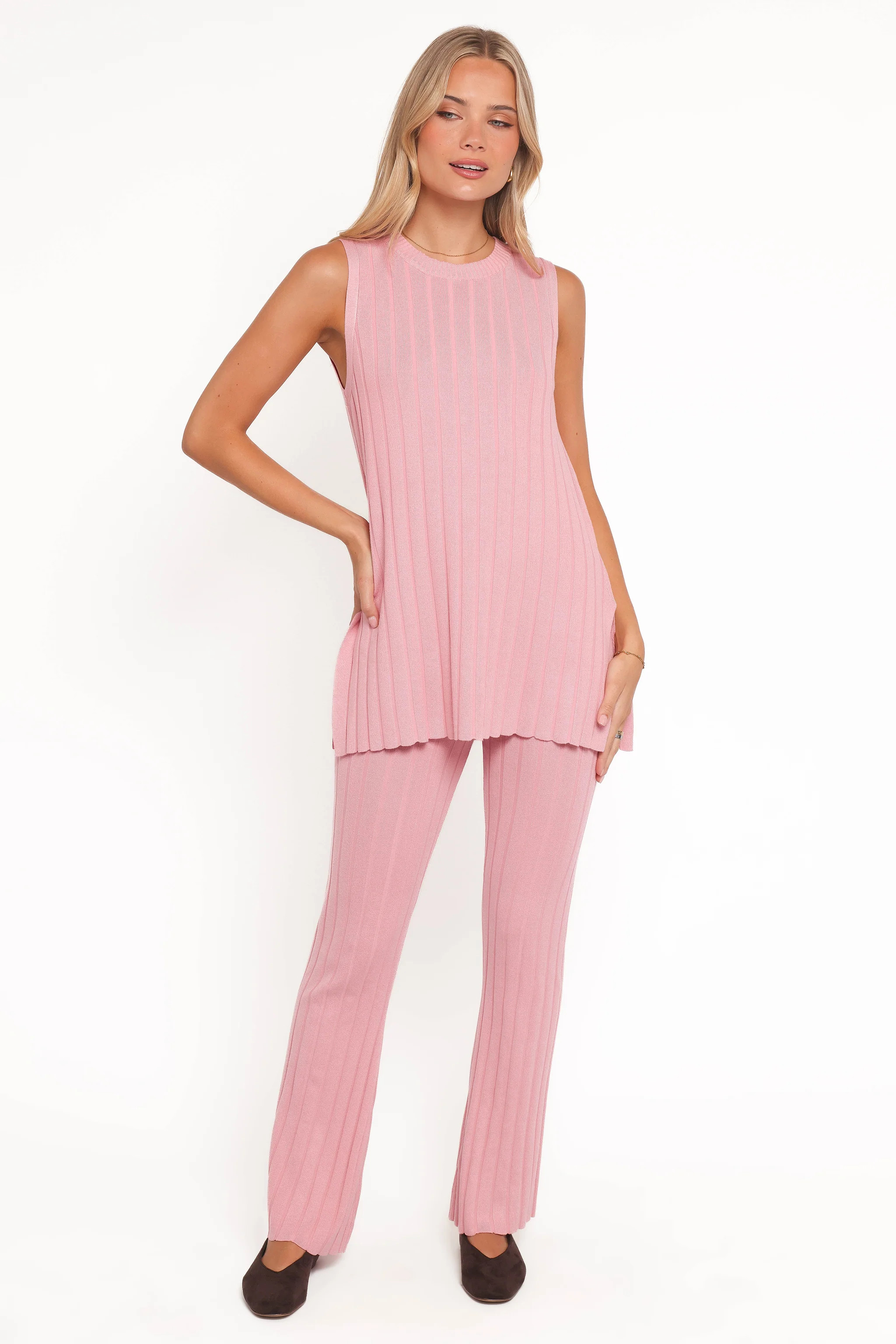 Silvie Knitted Set - Rose | Petal & Pup (US)