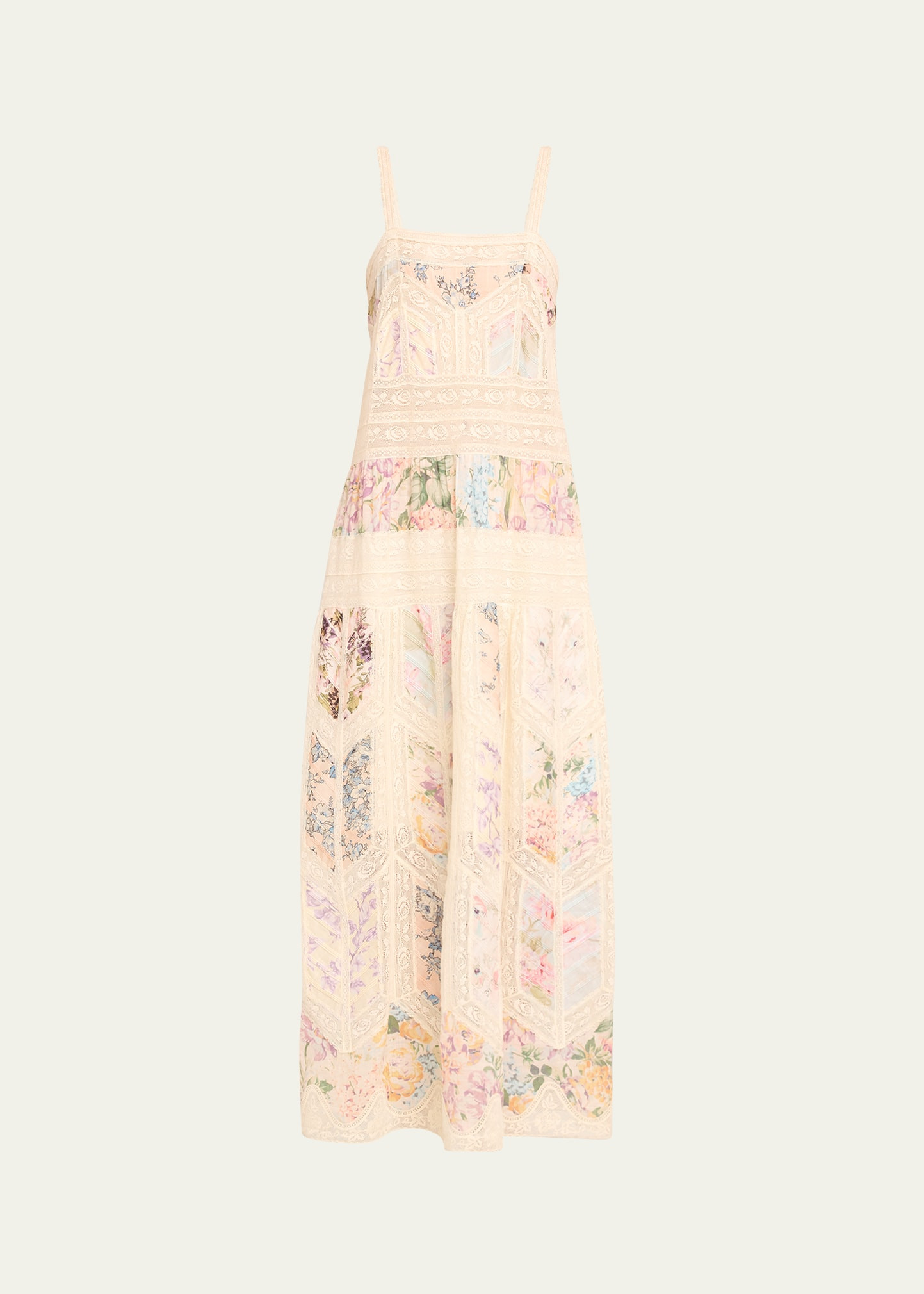Zimmermann Halliday Lace Trim Slip Dress | Bergdorf Goodman