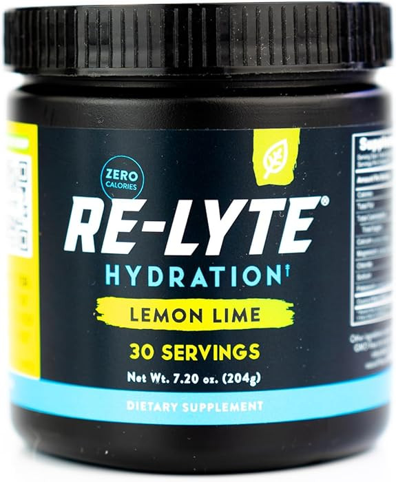 REDMOND Re-Lyte Electrolyte Drink Mix Lemon Lime, 30 serving SMALL 6.88oz jar | Amazon (US)