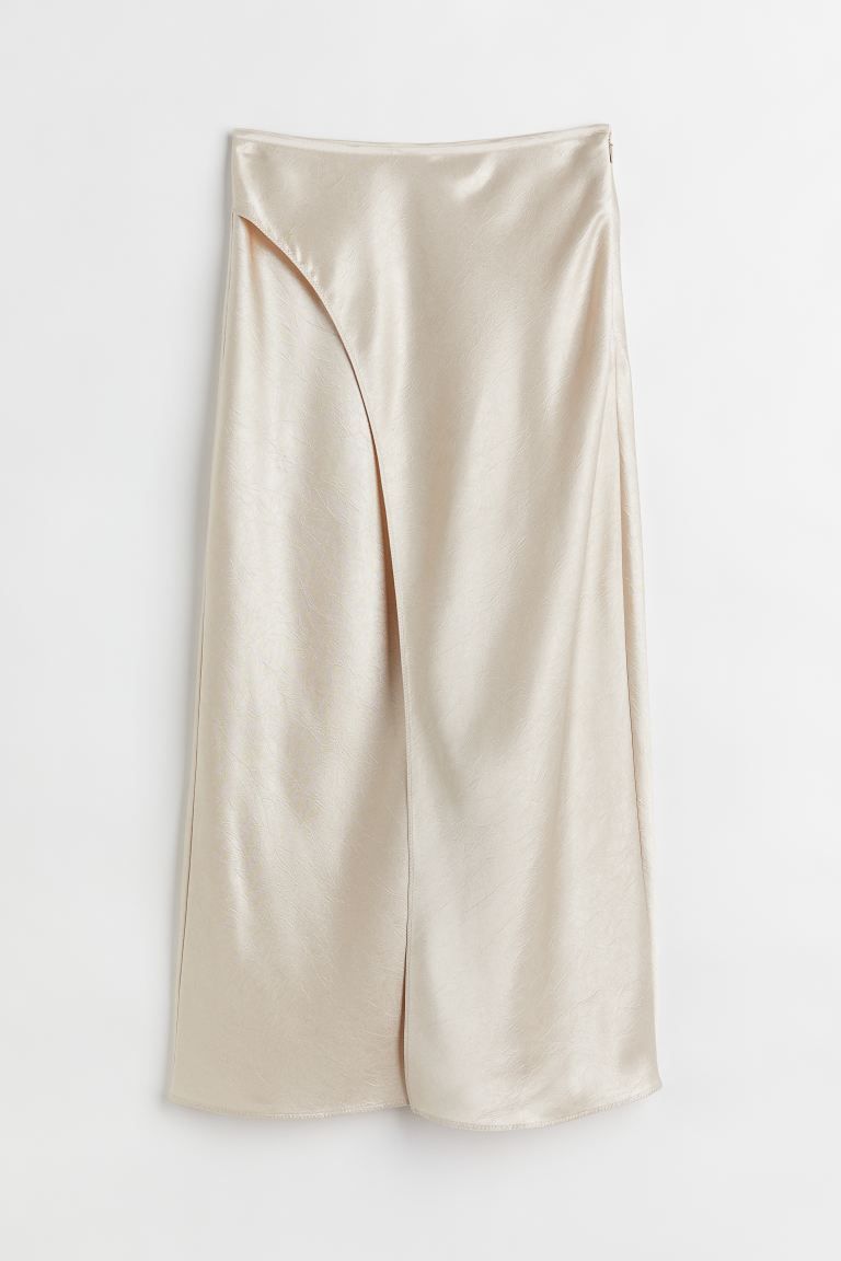 Wrapover satin skirt | H&M (UK, MY, IN, SG, PH, TW, HK)