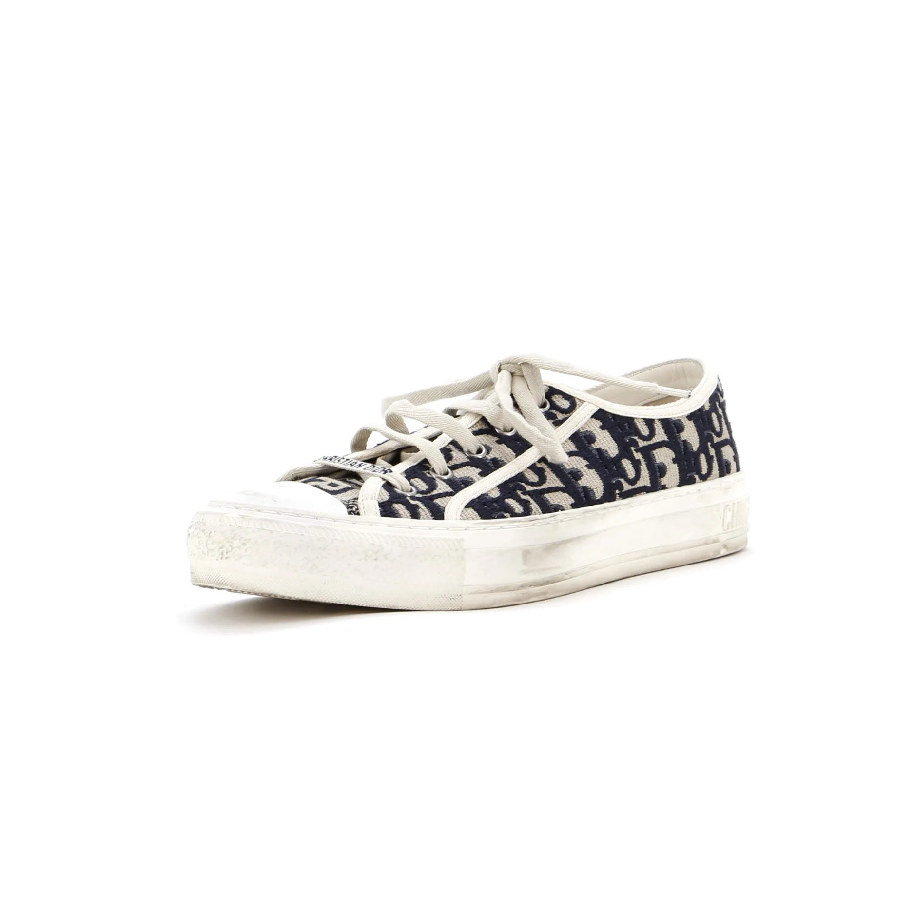 Pre-Loved Christian Dior Women's Walk'N'Dior Sneakers Oblique Canvas | Zulily
