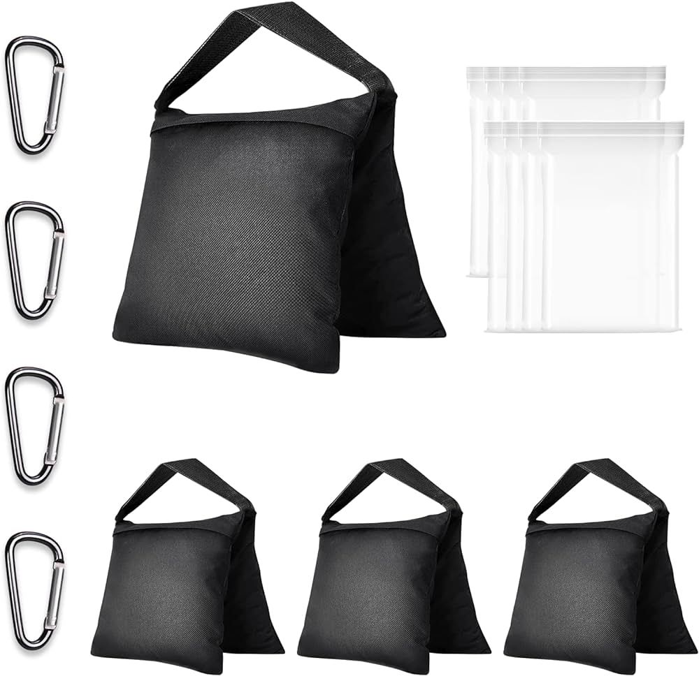 Emart Heavy Duty Sandbag Photo Studio Weight Bag Saddlebag Design for Photography Stand Light Sta... | Amazon (US)
